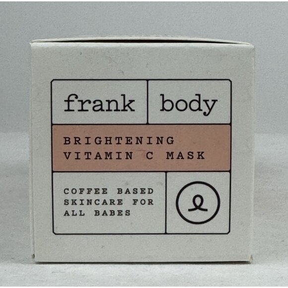 Frank Body Brightening Vitamin C Mask 50ml 1.69 fl oz Gentle Resurfacing NEW - Picture 7 of 9